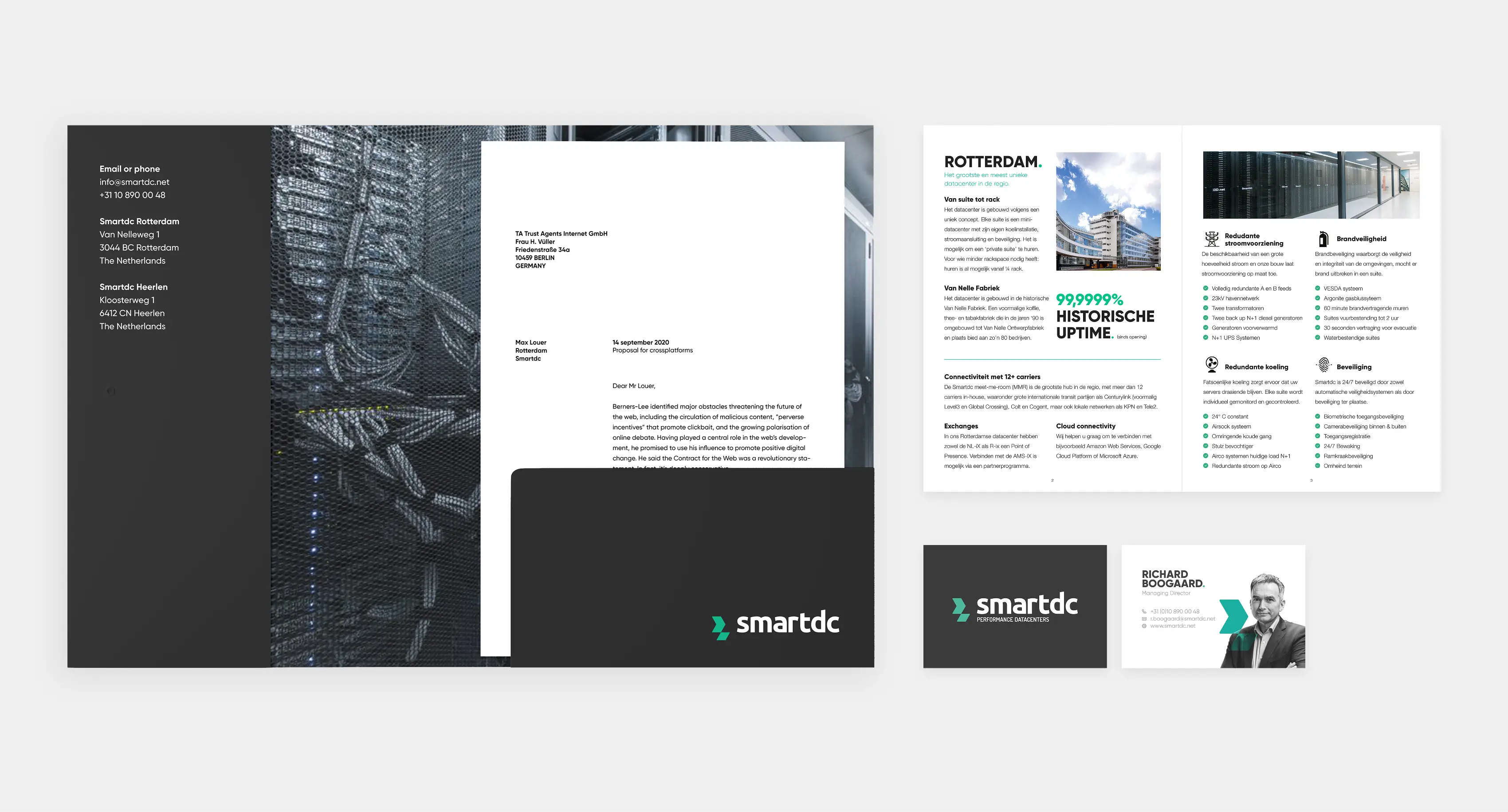 Corporate stationery set